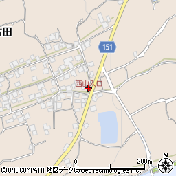 愛媛県西条市丹原町古田1371周辺の地図
