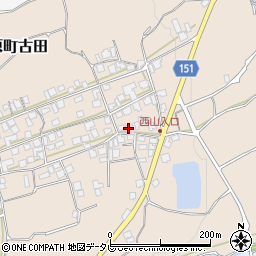 愛媛県西条市丹原町古田甲-1374周辺の地図