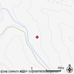 徳島県勝浦郡上勝町正木藤ノ内周辺の地図