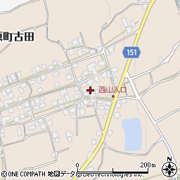 愛媛県西条市丹原町古田甲-1412周辺の地図