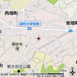 福岡県北九州市若松区西畑町1-8周辺の地図