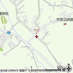 福岡県北九州市若松区竹並2300周辺の地図