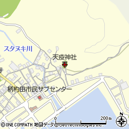 天疫神社周辺の地図