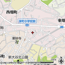 福岡県北九州市若松区西畑町1-13周辺の地図