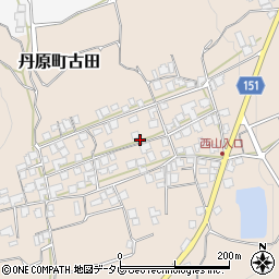 愛媛県西条市丹原町古田甲-1427周辺の地図