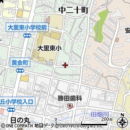 福岡県北九州市門司区中二十町10-16周辺の地図