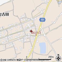 愛媛県西条市丹原町古田甲-1413周辺の地図