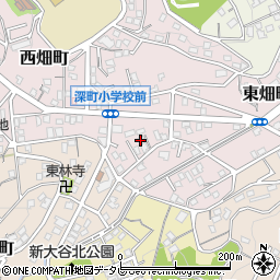 福岡県北九州市若松区西畑町1周辺の地図