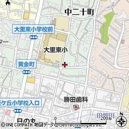 福岡県北九州市門司区中二十町10-21周辺の地図