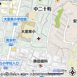 福岡県北九州市門司区中二十町10-12周辺の地図