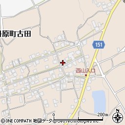 愛媛県西条市丹原町古田甲-1424周辺の地図