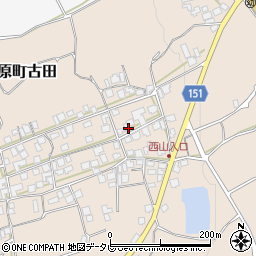愛媛県西条市丹原町古田甲-1421周辺の地図