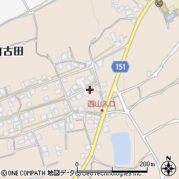 愛媛県西条市丹原町古田甲-1415周辺の地図