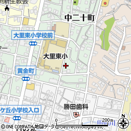 福岡県北九州市門司区中二十町10-24周辺の地図