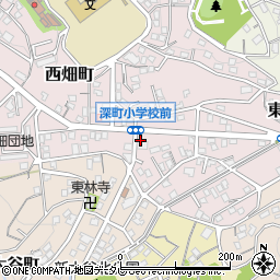 福岡県北九州市若松区西畑町1-21周辺の地図