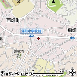 福岡県北九州市若松区西畑町1-25周辺の地図