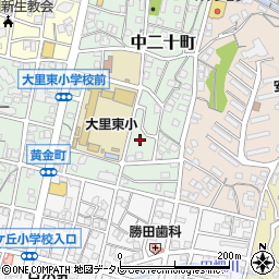 福岡県北九州市門司区中二十町10-34周辺の地図