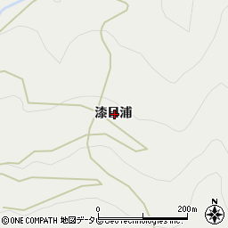 徳島県美馬郡つるぎ町一宇漆日浦周辺の地図
