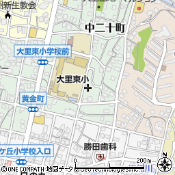 福岡県北九州市門司区中二十町10-25周辺の地図
