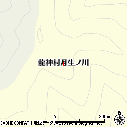 和歌山県田辺市龍神村丹生ノ川周辺の地図