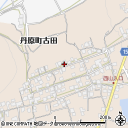 愛媛県西条市丹原町古田甲-1458周辺の地図