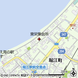 東栄集会所周辺の地図