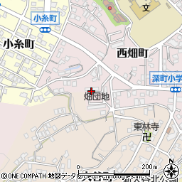 畑団地２棟周辺の地図