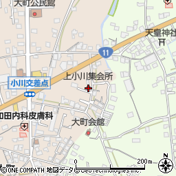 上小川集会所周辺の地図
