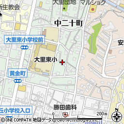 福岡県北九州市門司区中二十町10-38周辺の地図