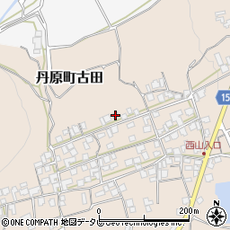 愛媛県西条市丹原町古田1458周辺の地図