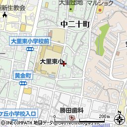 福岡県北九州市門司区中二十町10-26周辺の地図