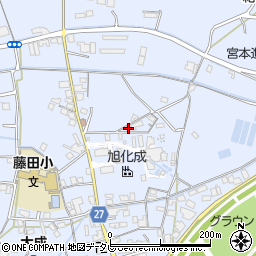 和歌山県御坊市藤田町藤井2265-1周辺の地図