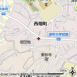 福岡県北九州市若松区西畑町4-15周辺の地図