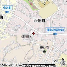 福岡県北九州市若松区西畑町4周辺の地図