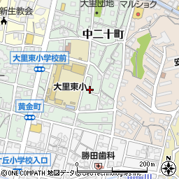 福岡県北九州市門司区中二十町10周辺の地図