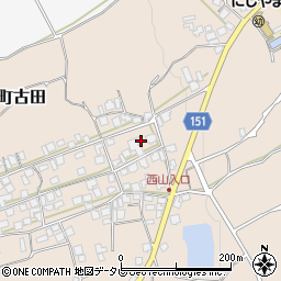愛媛県西条市丹原町古田甲-1417周辺の地図