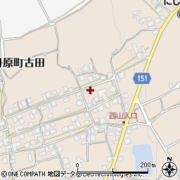 愛媛県西条市丹原町古田甲-1475周辺の地図