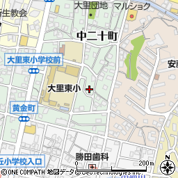 福岡県北九州市門司区中二十町10-40周辺の地図