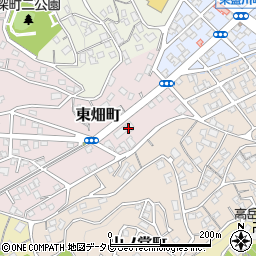 九州電力東畑変電所周辺の地図