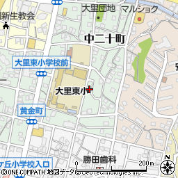 福岡県北九州市門司区中二十町10-32周辺の地図