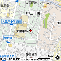 福岡県北九州市門司区中二十町10-41周辺の地図
