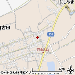 愛媛県西条市丹原町古田甲-1416周辺の地図
