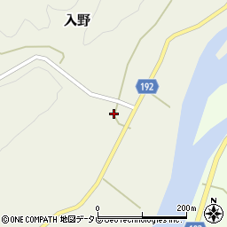 和歌山県日高郡日高川町入野698周辺の地図