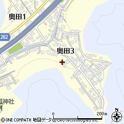 福岡県北九州市門司区奥田3丁目周辺の地図