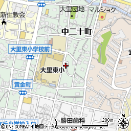福岡県北九州市門司区中二十町10-31周辺の地図