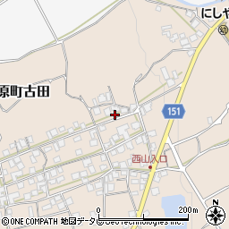 愛媛県西条市丹原町古田甲-1477周辺の地図