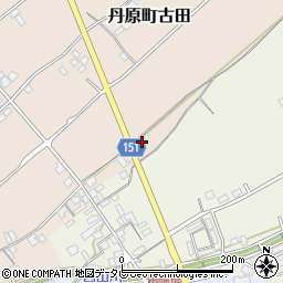 愛媛県西条市丹原町古田402-1周辺の地図