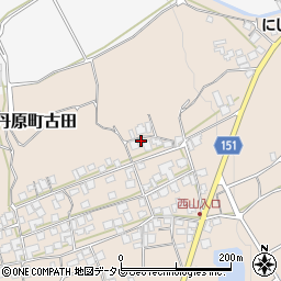 愛媛県西条市丹原町古田甲-1476周辺の地図