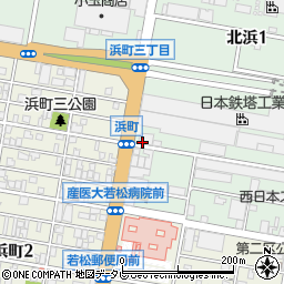 日本鉄塔工業株式会社　若松工場管理部周辺の地図