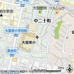 福岡県北九州市門司区中二十町10-43周辺の地図
